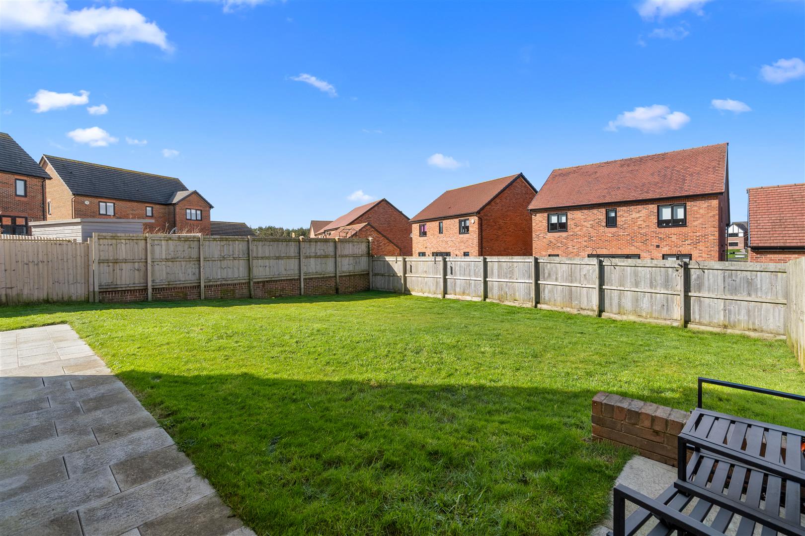 West Facing Rear Garden